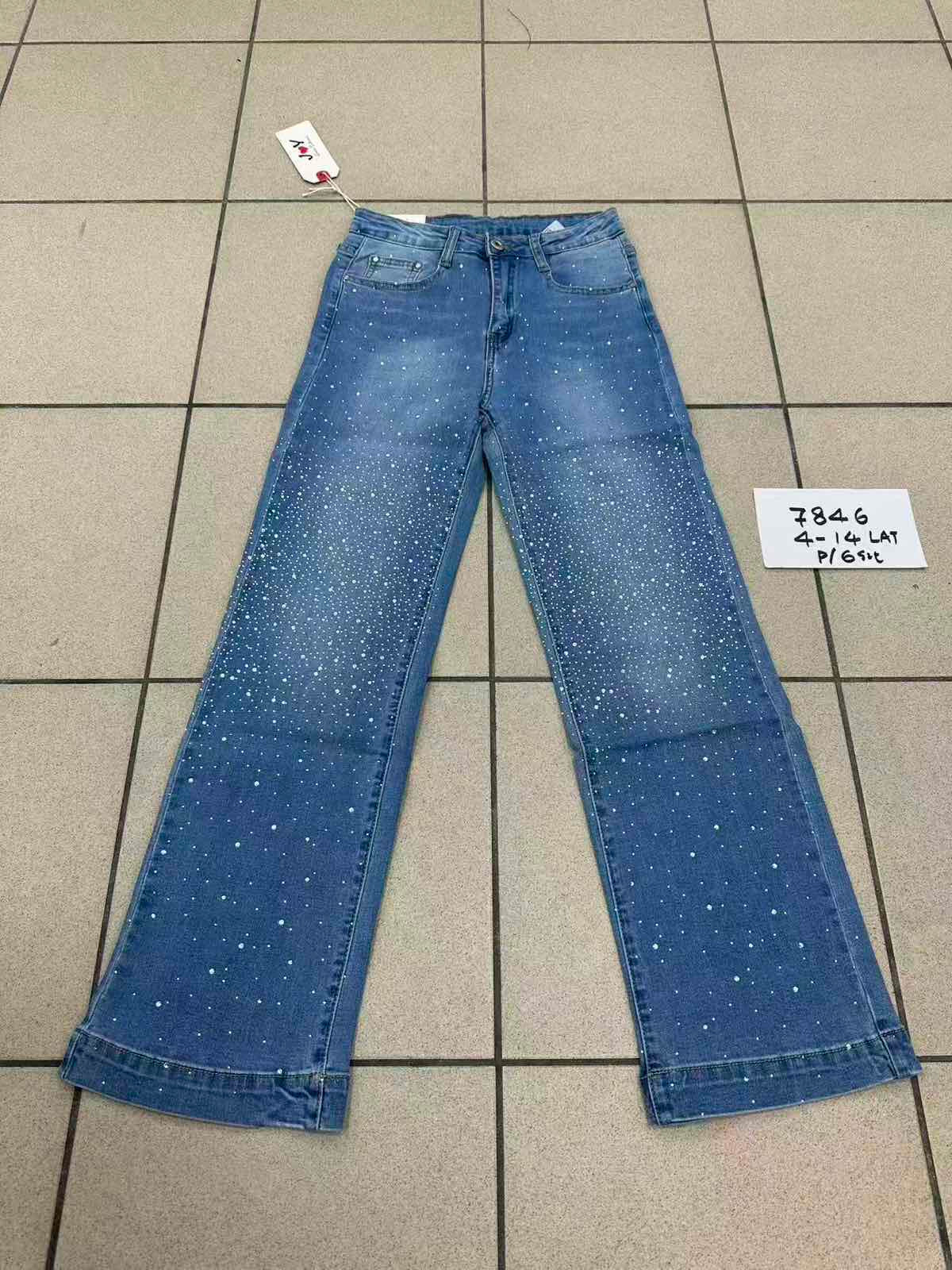 JEANSY DZIECIĘCE 4-14