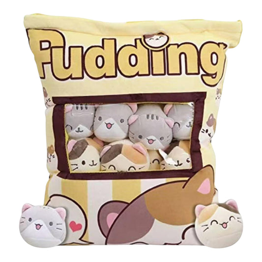 PODUSZKA Z MASKOTKAMI PUDDING 45 X 38 CM