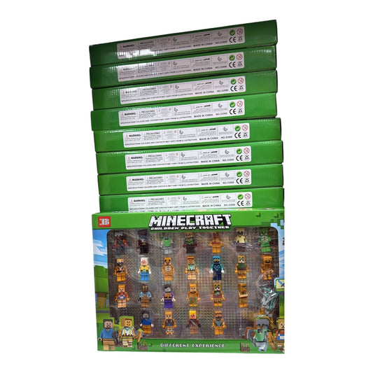 ZESTAW FIGUREK MINECRAFT