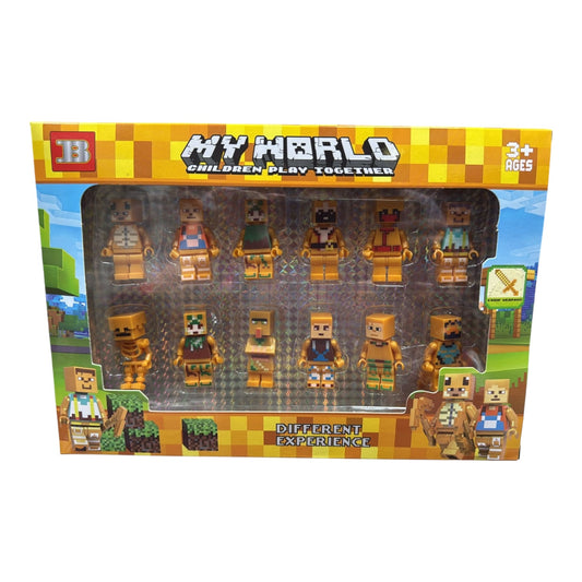 ZESTAW FIGUREK MINECRAFT