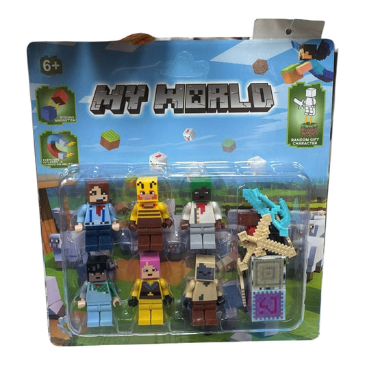 ZESTAW FIGUREK MINECRAFT