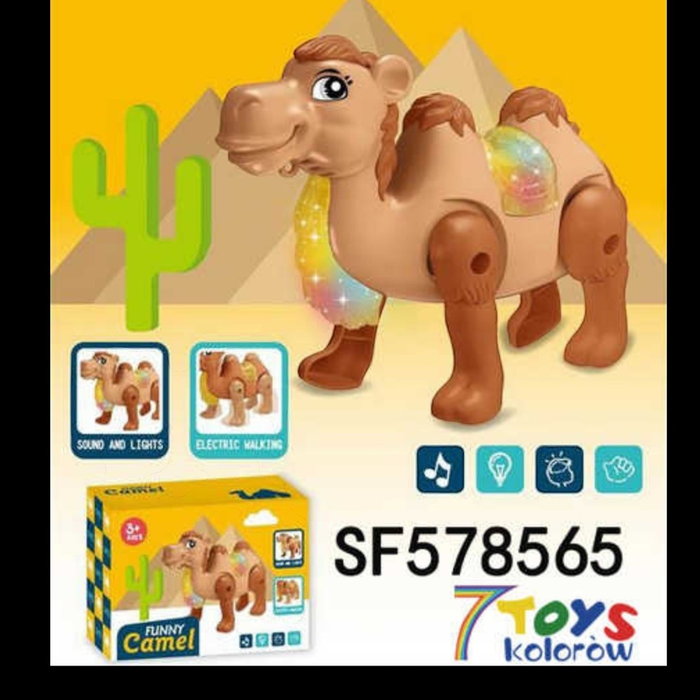 ZABAWKA ELEKTRYCZNY WIELBŁĄD