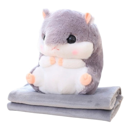 MASKOTKA CHOMIK Z KOCYKIEM 40 CM
