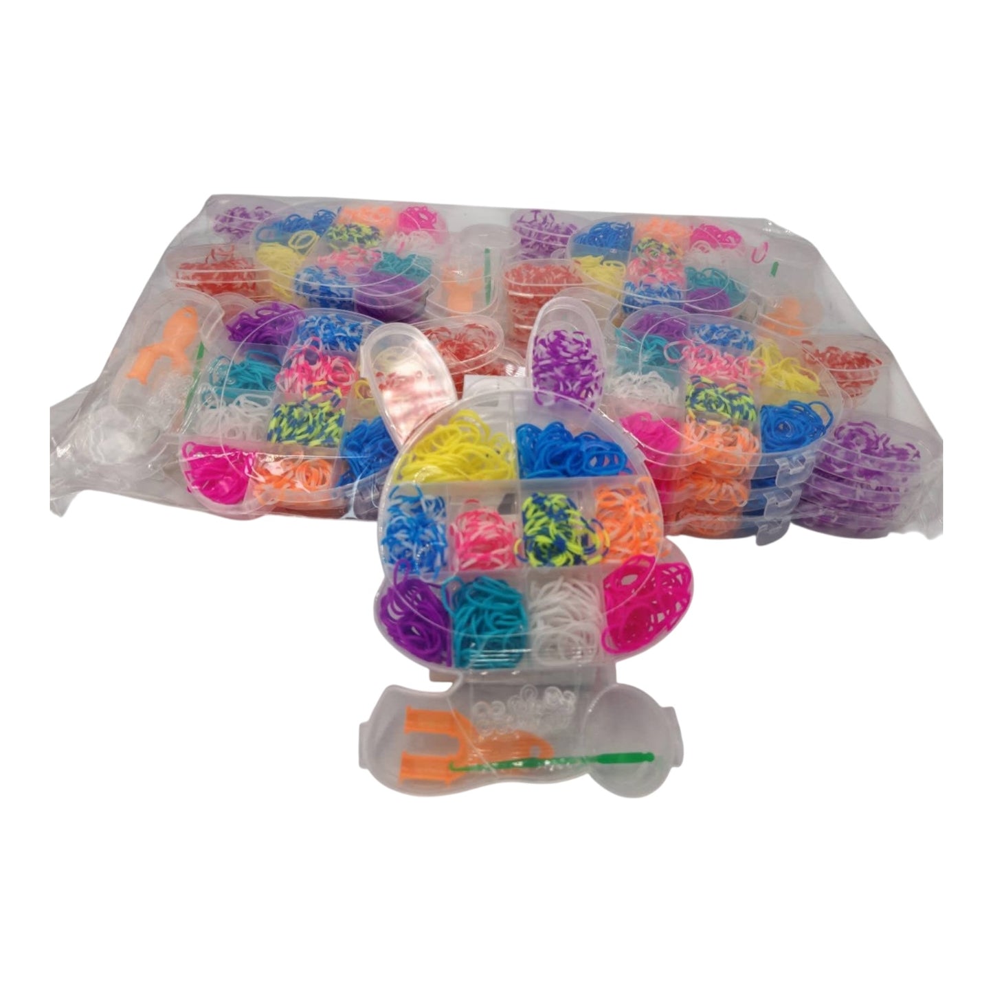 GUMKI KOLOROWE DO ROBIENIA BRANSOLETEK ZESTAW