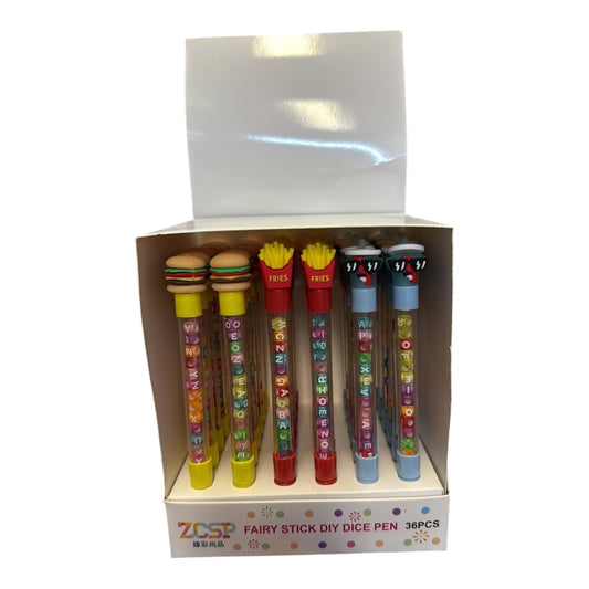 DŁUGOPIS DIY DICE PEN 36 SZT.