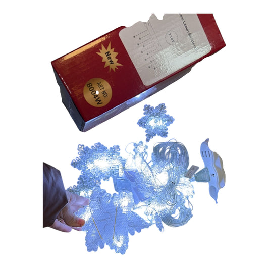 GIRLANDIA 3M GWIAZDY Z KSIĘŻYK