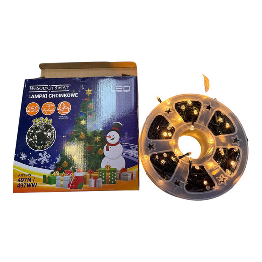 LAMPKI CHOINKOWE 250 LED 50M