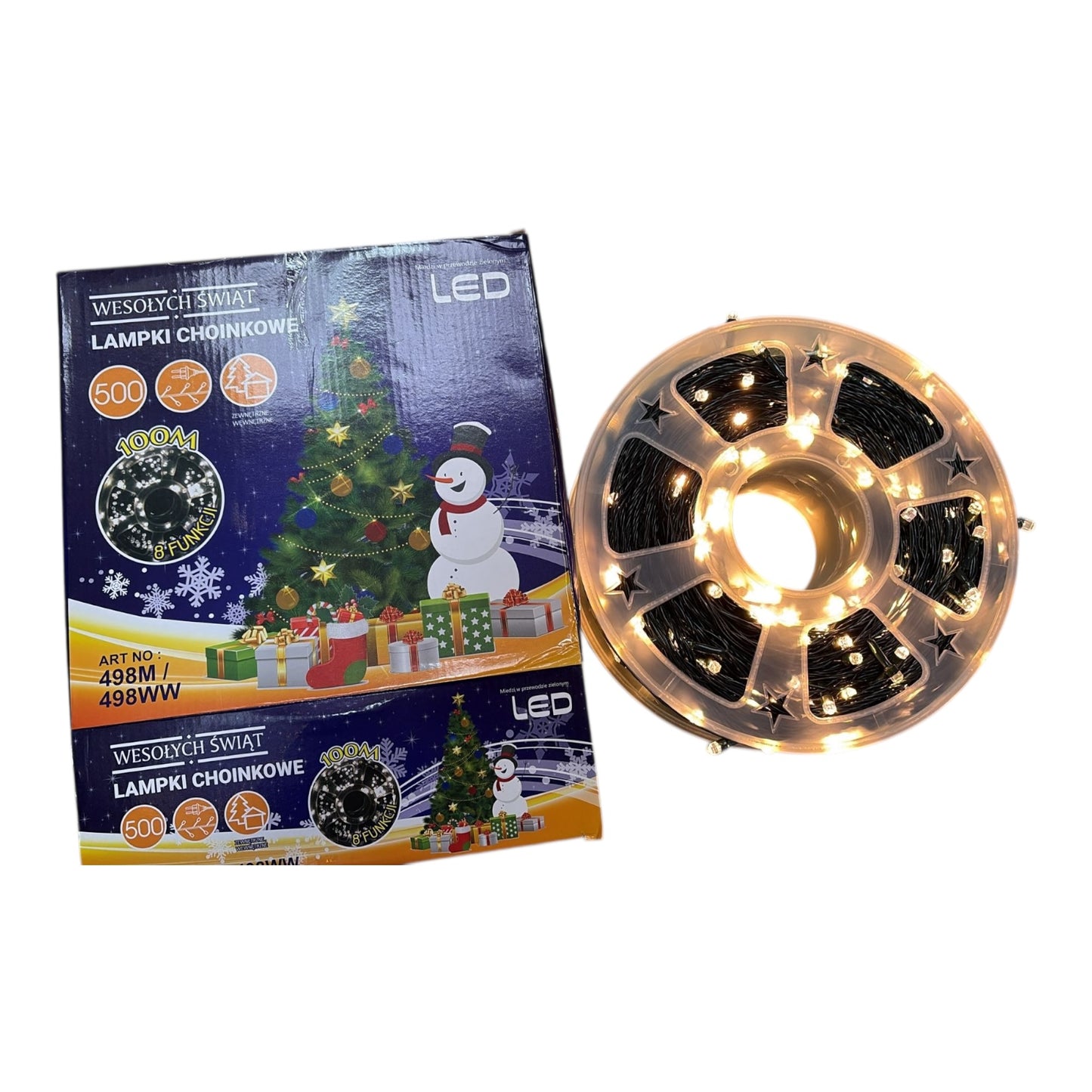 LAMPKI CHOINKOWE 500 LED 100M
