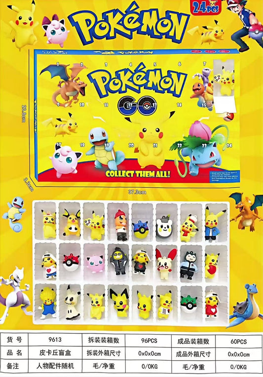 KALENDARZ FIGURKI POKEMON