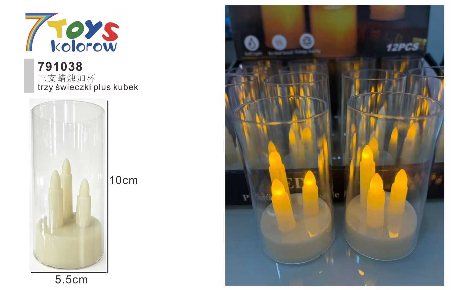ŚWIECE LED 5,5 X 10 CM