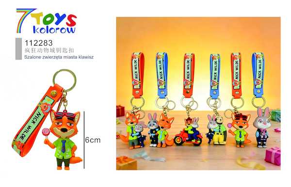 BRELOK DO KLUCZY ZOOTOPIA