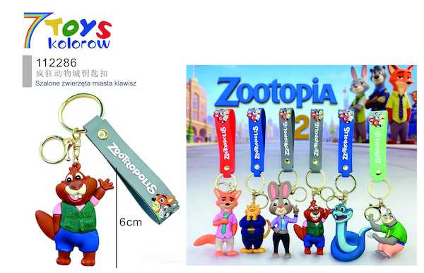 BRELOK DO KLUCZY ZOOTOPIA
