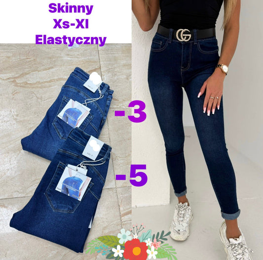JEANSY DAMSKIE XS-XL